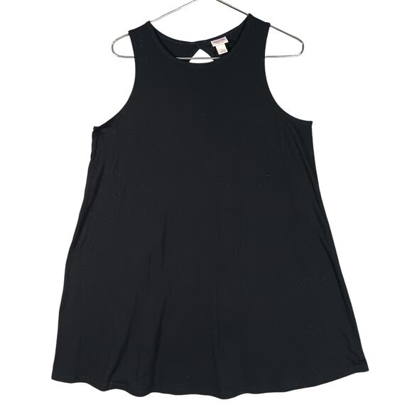 Mossimo Supply Co. A Dress Size Large Black Sleeveless Keyhole on Back - Picture 1 of 4
